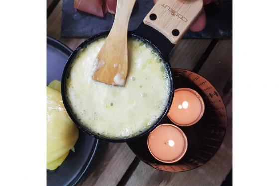 Raclette à la bougie - tu me fais fondre - Pour 2 personnes 3 