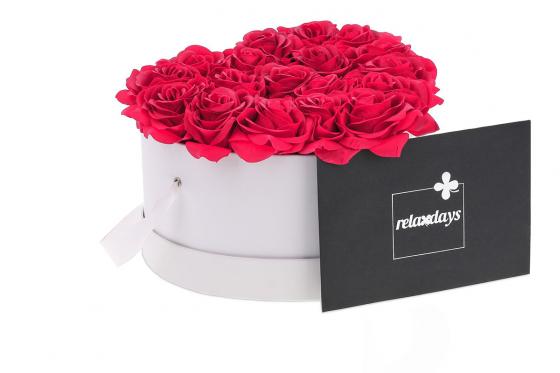 Rosenbox Herz - mit 18 Rosen 1 