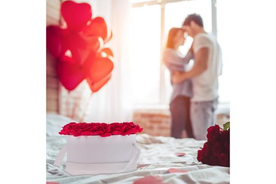 Rosenbox Herz - mit 18 Rosen 5 