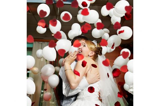 Canon à confettis XL - Cœurs, 80 cm 2 