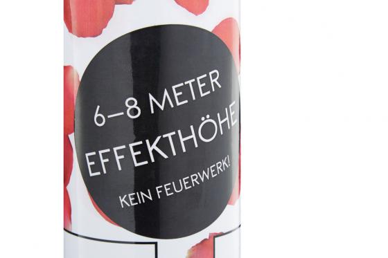 Canon à confettis rouges - Avec pétales de rose 4 