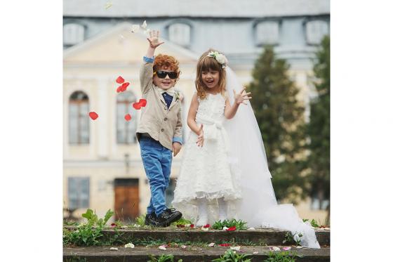 Canon à confettis rouges - Avec pétales de rose 6 