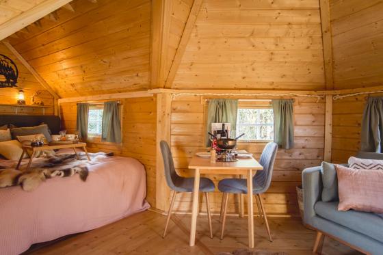 Séjour dans un Kota finlandais  - 1 nuit insolite avec fondue et vin inclus pour 2 personnes 3 