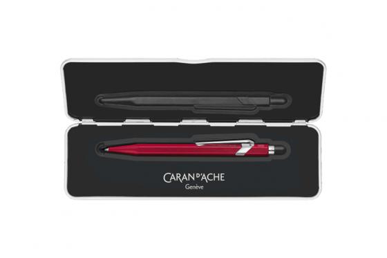 Caran d'Ache Kugelschreiber - rot - mit Gravur 2 