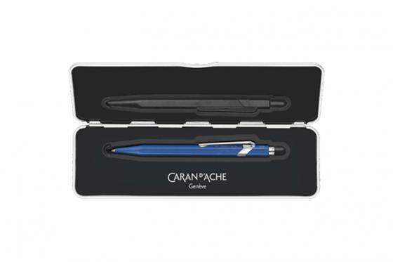 Caran d'Ache Kugelschreiber - blau - mit Gravur 2 