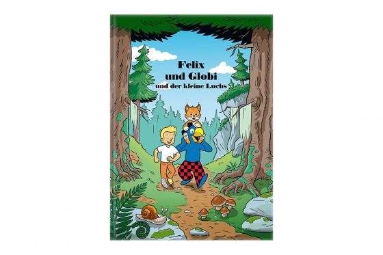 Livre personnalisé - Toi, Globi et le petit lynx    