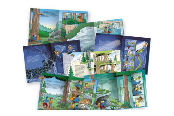 Livre personnalisé - Toi, Globi et le petit lynx   3 