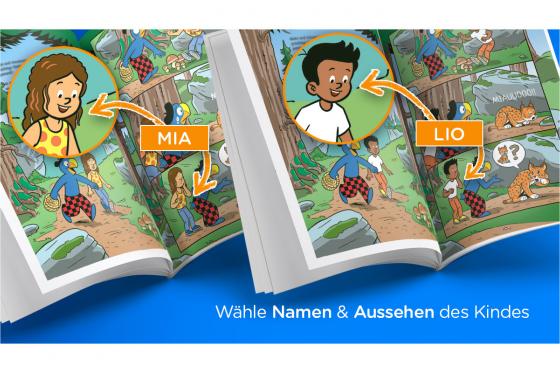 Livre personnalisé - Toi, Globi et le petit lynx   4 