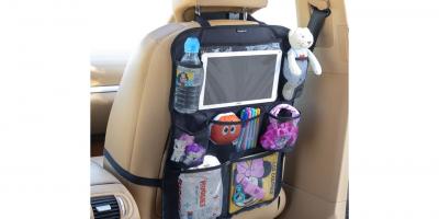 4-tlg Auto Kopfstützen Haken Set - Mit Handyhalterung 360° Drehbar