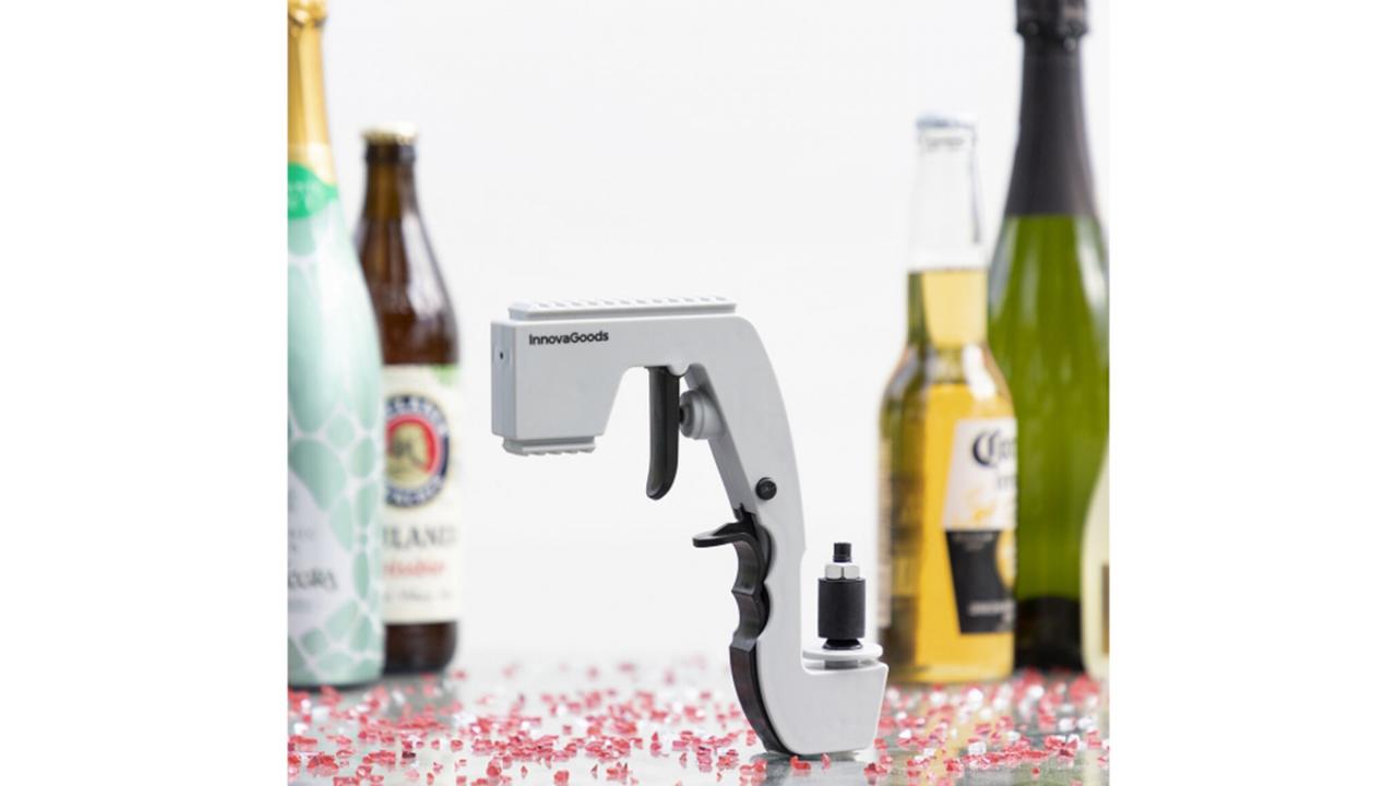 Pistolet à champagne, distributeur d'alcool