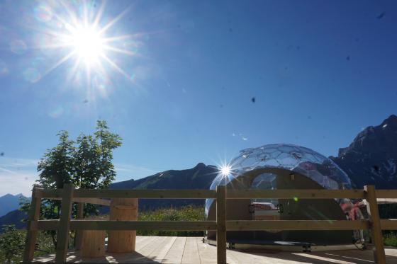 Glas-Iglu mit Hot Tub - für 2 Personen 9 