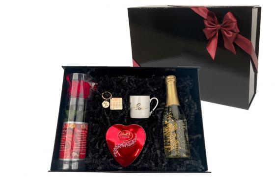 Set cadeau romantique - avec porte-clés personnalisé 1 
