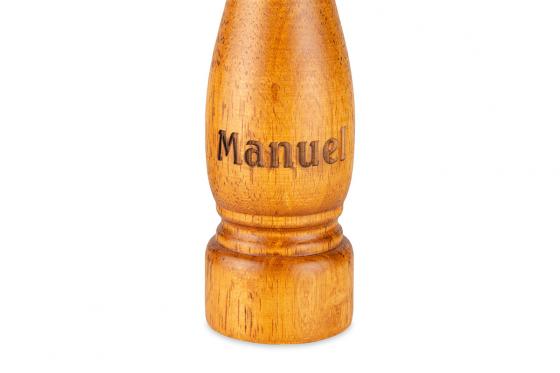 Pfeffermühle aus Holz - mit Gravur 1 