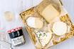 Coffret assortiment de fromage - 4 sortes de fromage & 1 confiture 