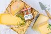 Käsebox - 4 verschiedene Käsesorten & eine Konfitüre 1