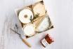 Coffret assortiment de fromage - 4 sortes de fromage & 1 confiture 4