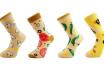 Pizza Socken Set - 4 Paar, Grösse: 41 - 45 1