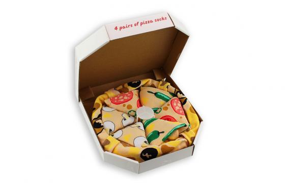 Chaussettes Pizza - 4 Paires  
