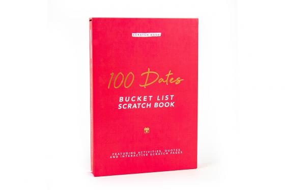 Bucket List 100 Dates - Scratch Book  