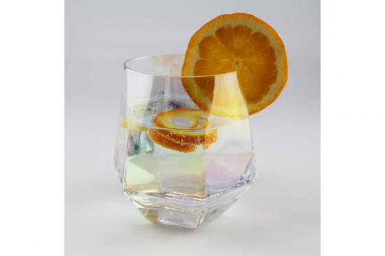 Verres en forme de diamant - avec effet arc-en-ciel 2 