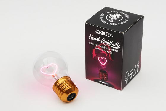LED Glühbirne Herz - kabellos 2 