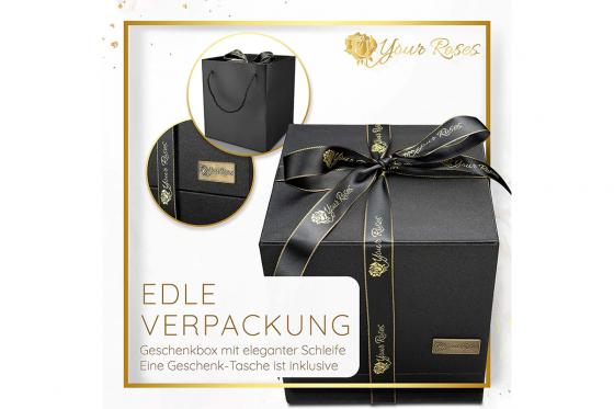 Rose rouge sous dôme - Éternelle en fleur  3 