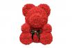 Ours en roses 35 cm - en roses rouges 1