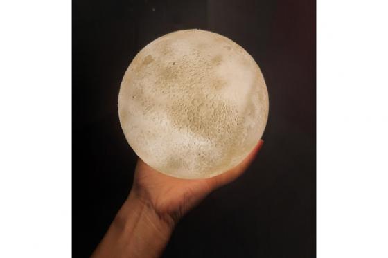 Lampe à LED 3D Clair de lune - 15 cm, avec fonction tactile 4 