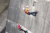 Abseilen 10 Personen - Staumauer Amden 2