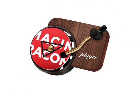 Désodorisant pour voiture - en forme de tourne-disque  