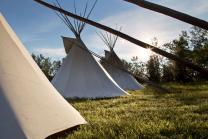 Nuit en tipi & fondue - petit-déjeuner compris pour 2 personnes