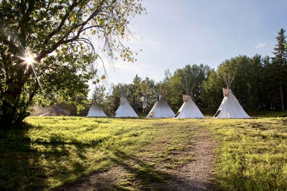 Übernachtung & Fondue im Tipi  - inkl. Frühstück für 2 Personen 1 