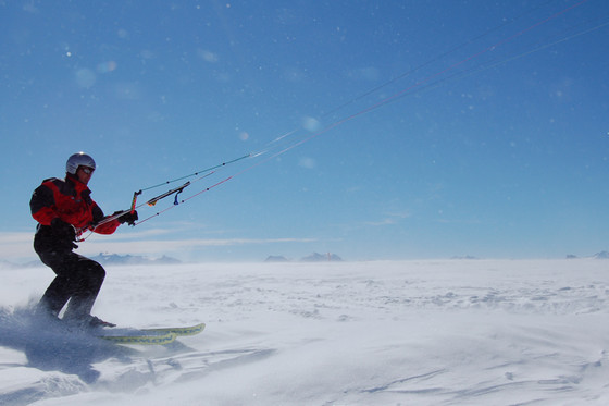 Corso base di snowkite - Engadina  
