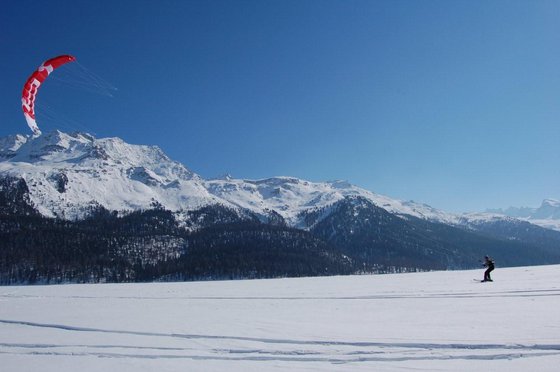 Corso base di snowkite - Engadina 2 
