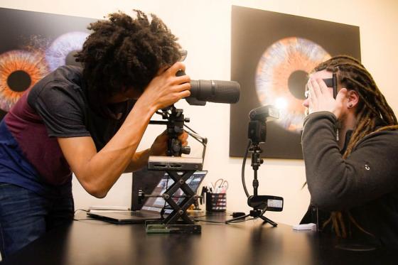 Photographie d'iris - pour 1 personne 2 