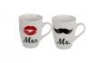 Set de mugs - Mr. und Mrs. 