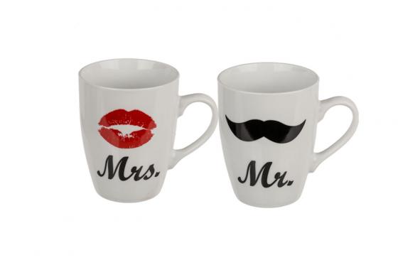 Tassen-Set - Mr. und Mrs.  