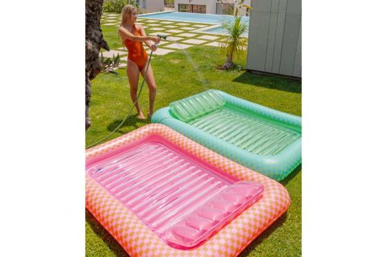 Matelas gonflable XL rose - 205 x 140 cm 3 