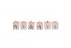 Cubes de bougies lettres - Mr & Mrs 