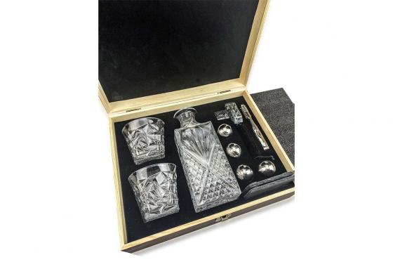 Coffret-cadeau whisky XL - Dans une mallette en bois 2 