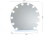 Miroir de maquillage LED rond - 12 LED incluses 5