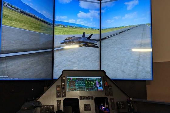 Simulateur d'avion de chasse F35-A - 5th Gen Fighter à zürich pour 1 personne 1 