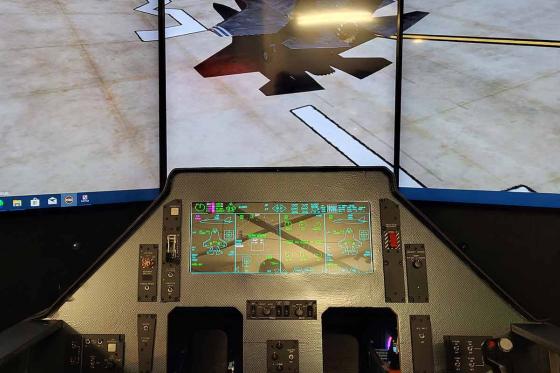 Simulateur d'avion de chasse F35-A - 5th Gen Fighter à zürich pour 1 personne 3 