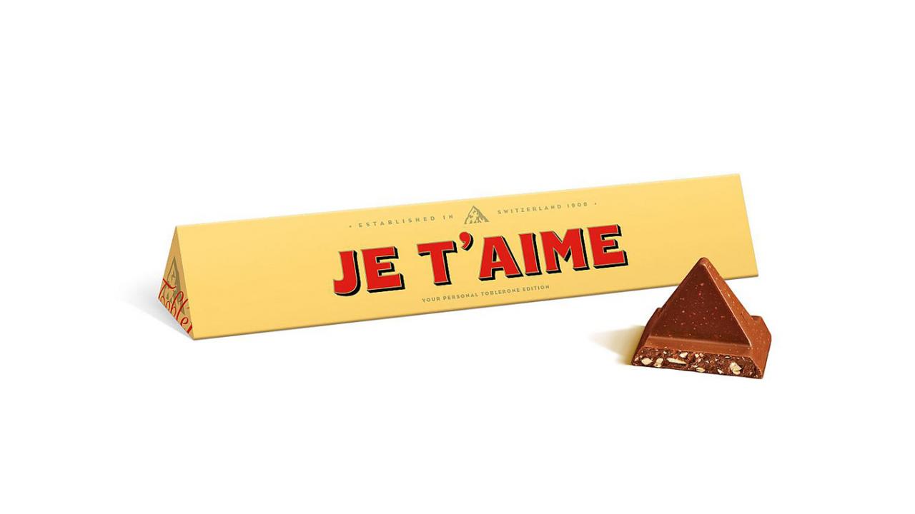 TOBLERONE Je t'aime, 360g