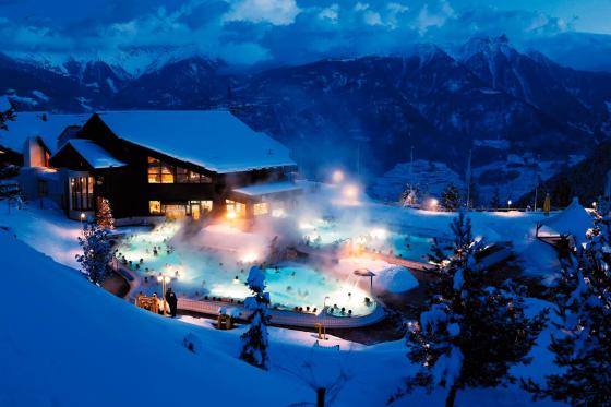 Wellness Aufenthalt im Wallis - 1 Nacht im Studio Nord des Thermalbades Les Bains d'Ovronnaz  