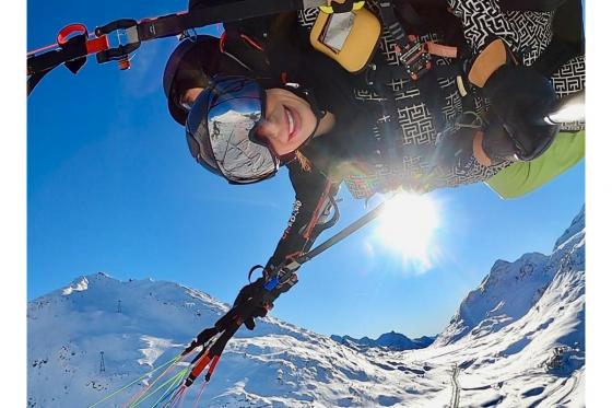 Engadin Action Gleitschirmfliegen  - 15 Minuten Flugzeit für 1 Person 2 