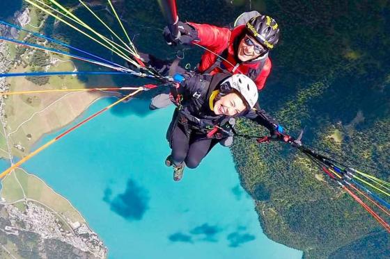 Engadin Action Gleitschirmfliegen  - 15 Minuten Flugzeit für 1 Person 3 