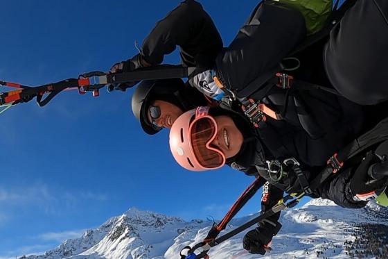 Engadin Action Gleitschirmfliegen  - 15 Minuten Flugzeit für 1 Person 4 