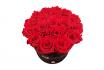 Flowerbox black XL Velvet - roses éternelles rouges 1