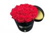Flowerbox black XL Velvet - roses éternelles rouges 2